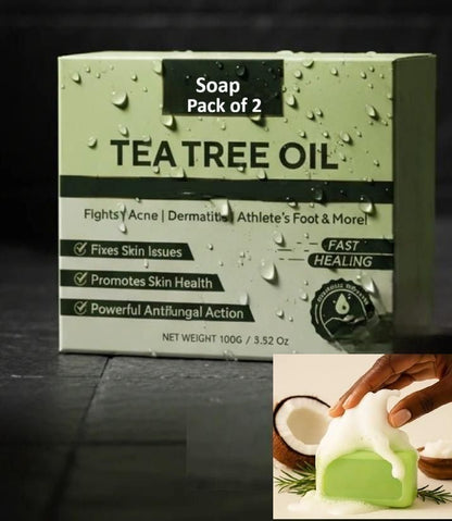 Tea Tree Oil Facial Soap 100 gm each Pack of 2